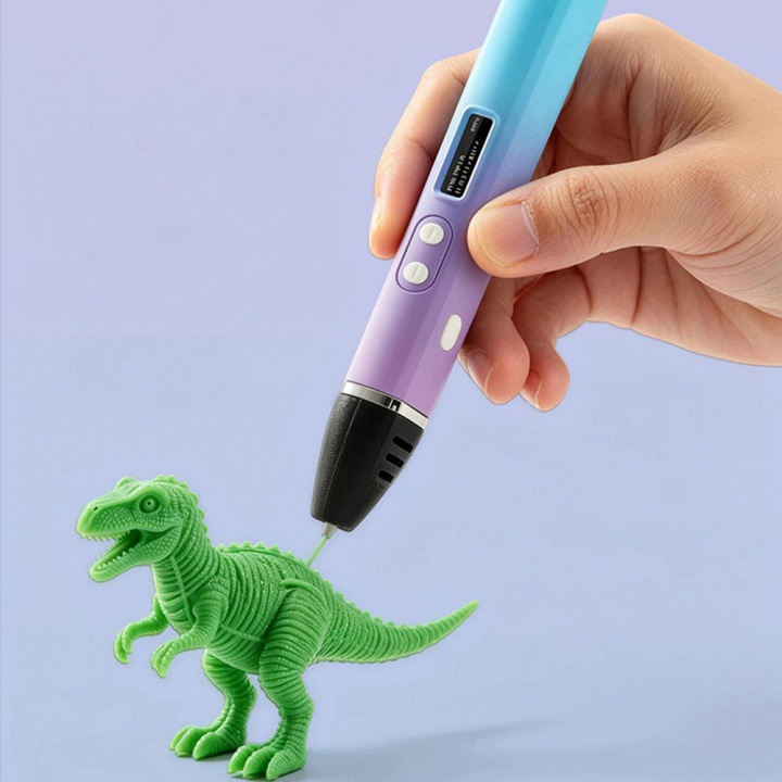 DRUKARKA 3D PEN USB павербанк 5 В 2 А регулювання температури 170-235C DIY — фото 4
