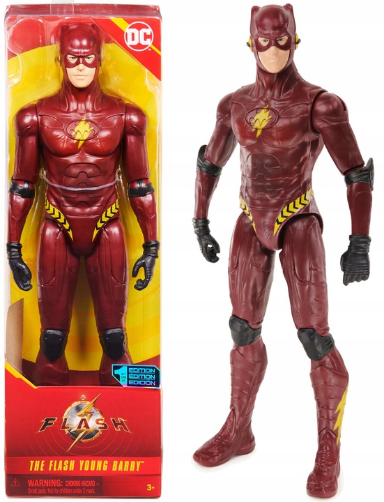 THE FLASH MŁODY BARRY DC COMICS 1 EDYCJA FIGURKA RUCHOMA 30 CM