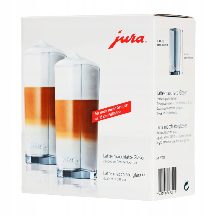 Jura Sada 2 sklenic na Latte Macchiato