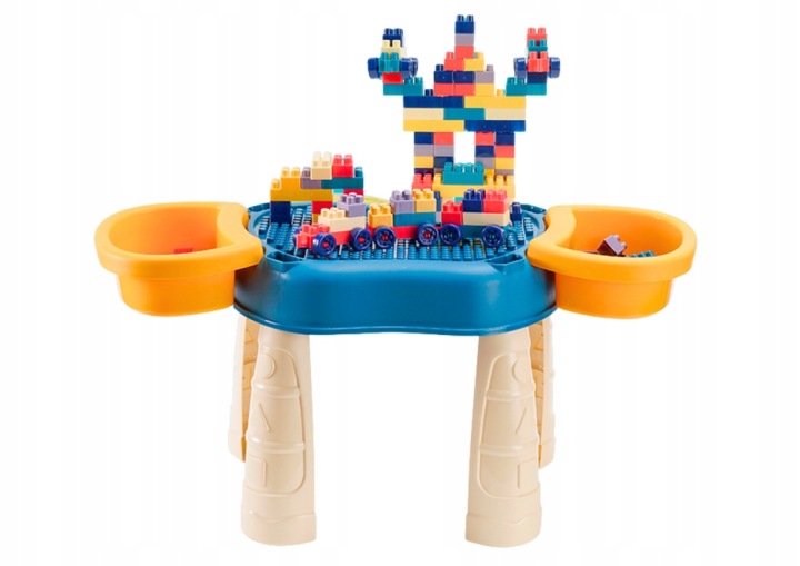 Столик багатофункціональний 4 в 1 синій Lean Toys 400x300 мм