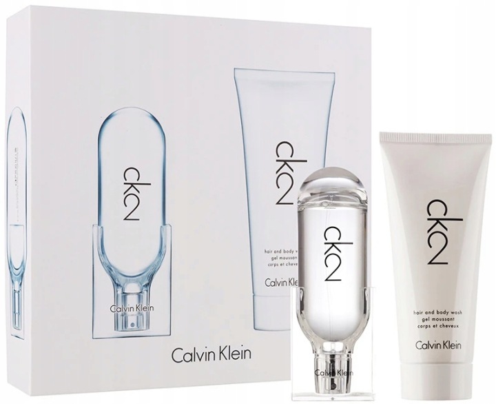 calvin klein ck2 woda toaletowa 50 ml   zestaw  