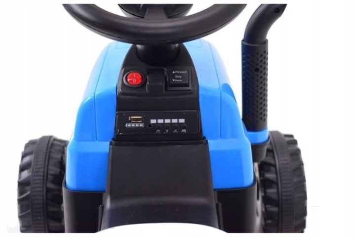 Трактор на акумуляторі T12V, 2 двигуни, 2 акумулятори/A009-S — фото 15