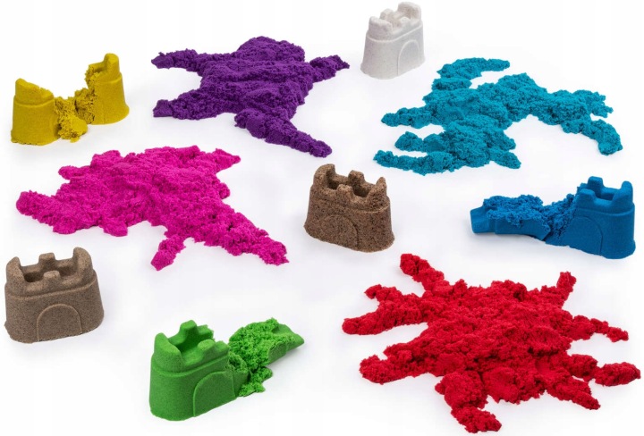 Kinetic Sand Spin Master Замок 10 кольорів піску кінетичного 3+ — фото 4