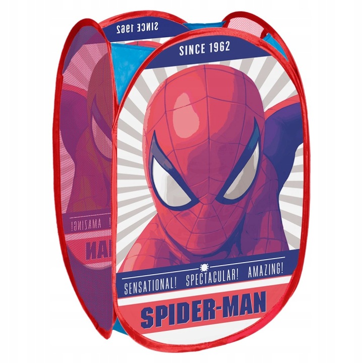 Кошик для іграшок для авто кімнати органайзер SPIDERMAN 35x58 см 70 л