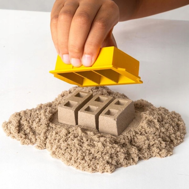 Kinetic sand Пісок кінетичний будівельний Spin Master 0,45 кг - DK — фото 4