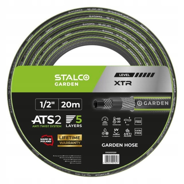 Hadice zahradní Ats 1/2” 30m Xtr, Stalco Garden
