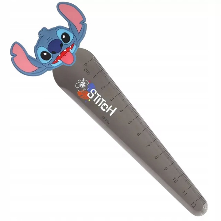 COOLPACK DISNEY лінійка шкільна 12 см з голівкою STITCH — фото 4