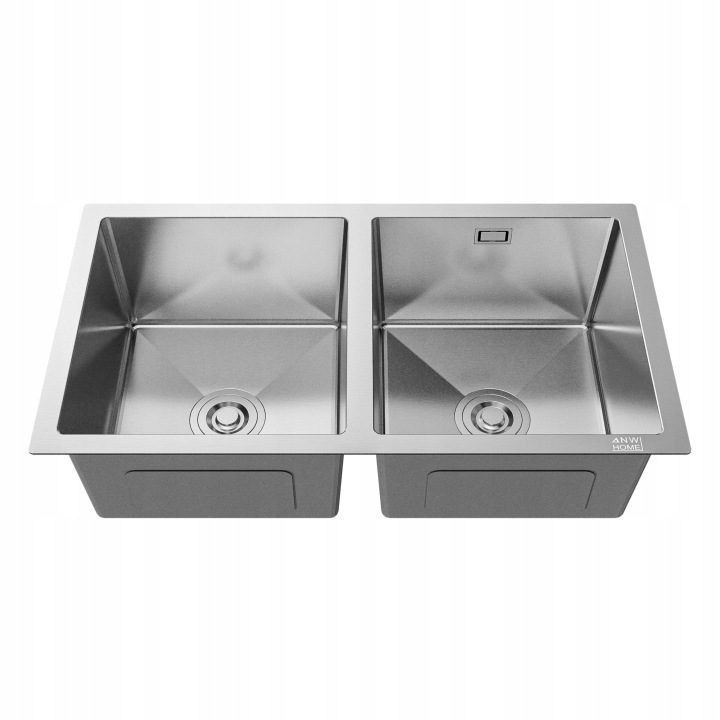 Dřez 80X45 CM Inox Dvoukomorový Nano