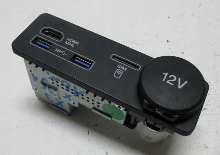 JAGUAR XJ X351 FL 16R Adaptateur PORT SIM HDMI USB 12V FW93-19E110-AC