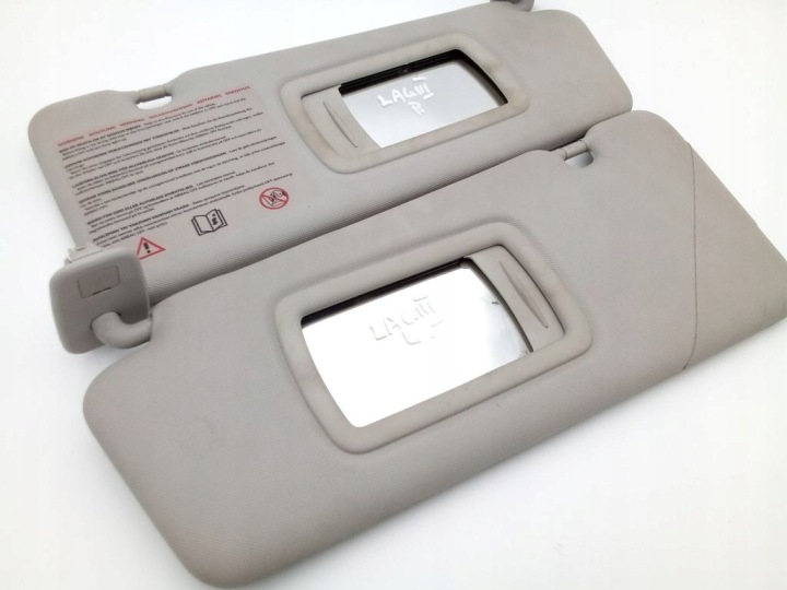 Renault Laguna III 3 Couverture tablier moteur Couverture przeciwsloneczna Gauche et Droit Revêtement