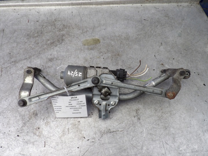PEUGEOT 207 WISCHERGESTÄNGE VORNE 9650380780 3397020769 94338R 01