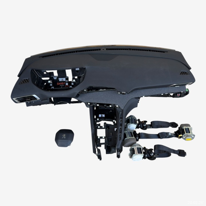 dashboard complete airbag console tension belts cockpit PEUGEOT 5008 II LIFT 2023 ROK