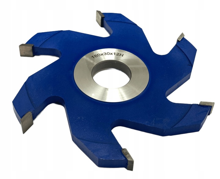 Přímá nasazovací fréza pro drážky 125 x 40 x 12 mm, 6 zubů, karbid Hm