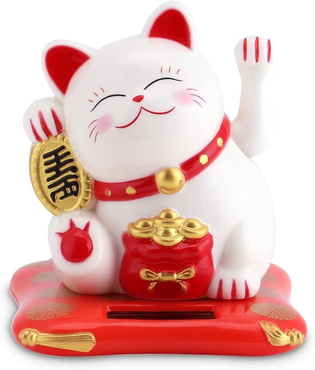 Кіт на щастя, Міні Maneki Neko Японський статуя кота з махаючим