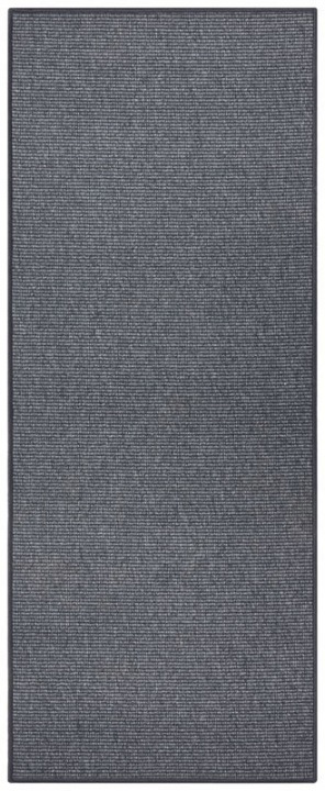 Běhoun antracitový protiskluzový 67x200 cm, plochý, univerzální