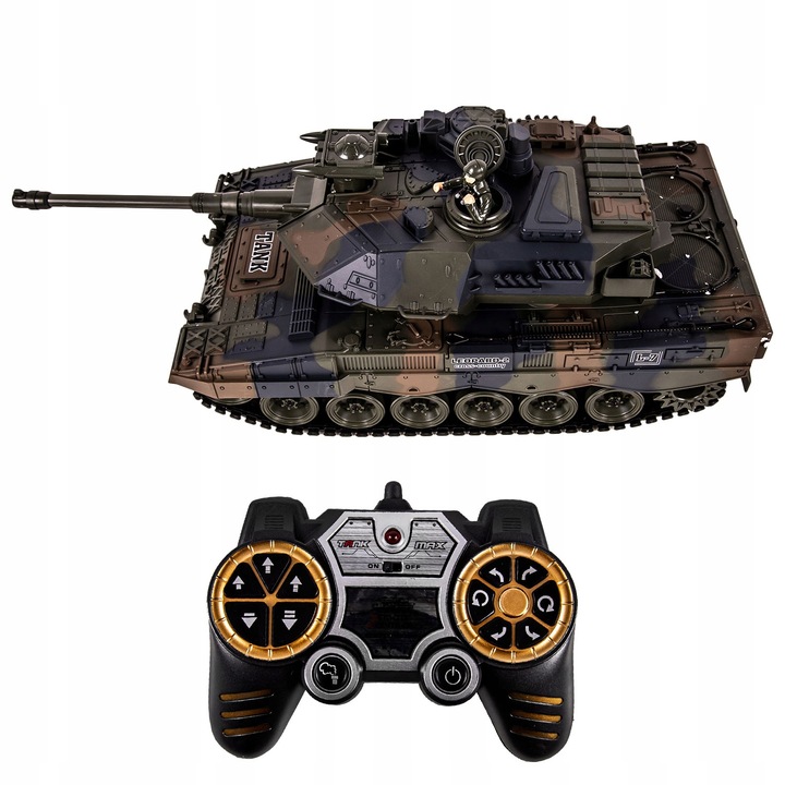 TANK CONTROLLED RC SHOOTS SMOKE LEOPARD 1:18 Manufacturer code CRCWK