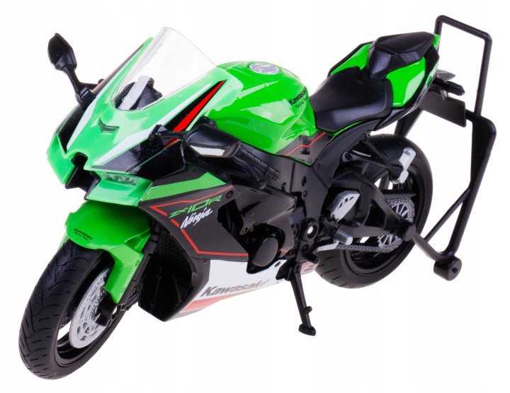 Kawasaki Ніндзя ZX-10R модель в масштабі 1:12 WELLY мотоцикл — фото 14