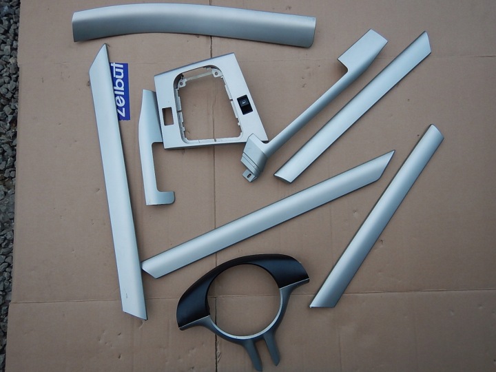 BMW E46 LIFT decorative trim silver consoles door