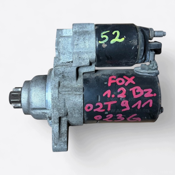 startér STARTER originál VW VOLKSWAGEN AUDI SKODA SEAT 02T911023G