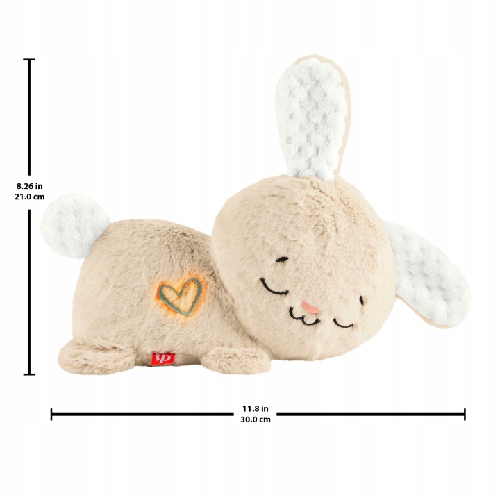 Fisher-Price Сплячий Зайчик М'яка іграшка з рухом Після Повернення Опис (пошкоджений) — фото 6