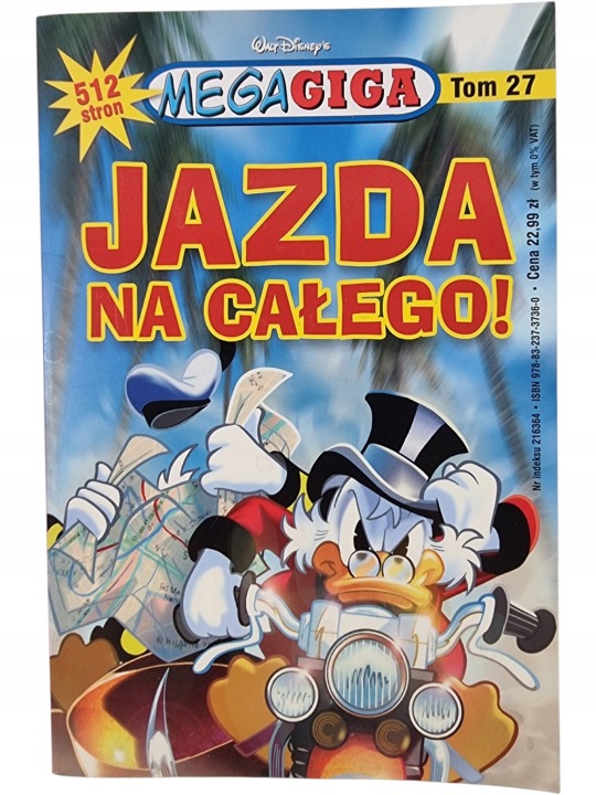 Zdjęcie egzemplarza: Jazda na całego! / MegaGiga / Kaczor Donald / Komiks nr 27