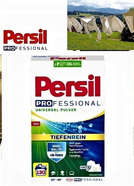 PERSIL порошок для прання професійний UNIVERSAL PRO XXXL 7,8 кг універсальний — фото 10
