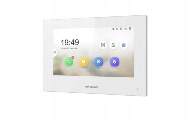 Vnitřní Ip videotelefonní monitor Hikvision DS-KH6320Y-WTE2/White