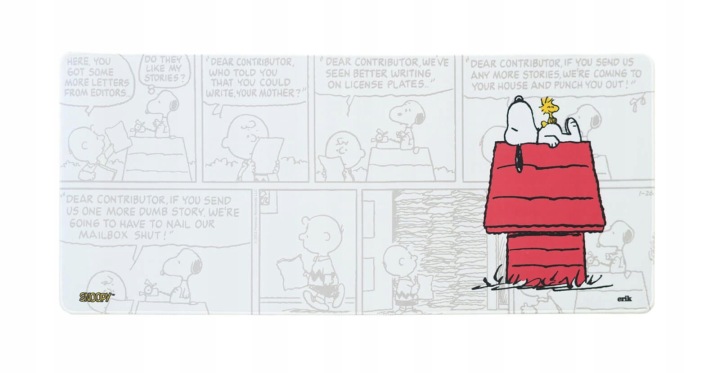 Підкладка на Письмовий стіл Геймерська SNOOPY Килимок протиковзкий XXL Водонепроникна — фото 2