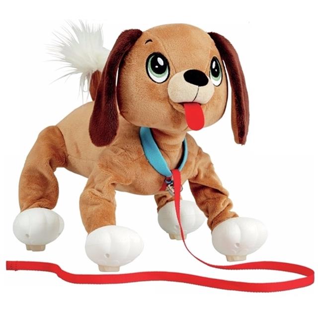 Інтерактивна м'яка іграшка песик Epee Peppy Pups бежевий 30 см — фото 5