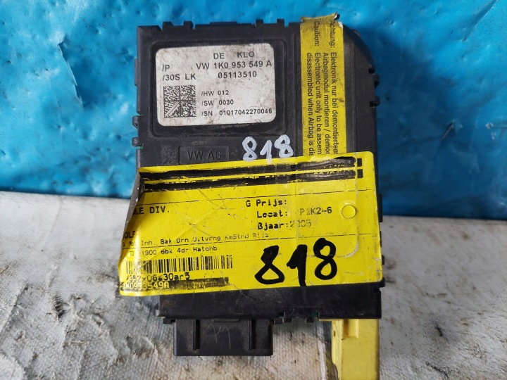 VW TOURAN GOLF V 1K0953549A module sensor KATA steering