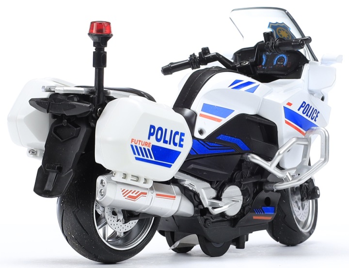 Мотоцикл POLICJA привід палаючі світло і звук мотоцикл — фото 8