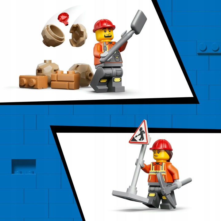 LEGO City Жовта екскаватор-навантажувач 60480 — фото 5