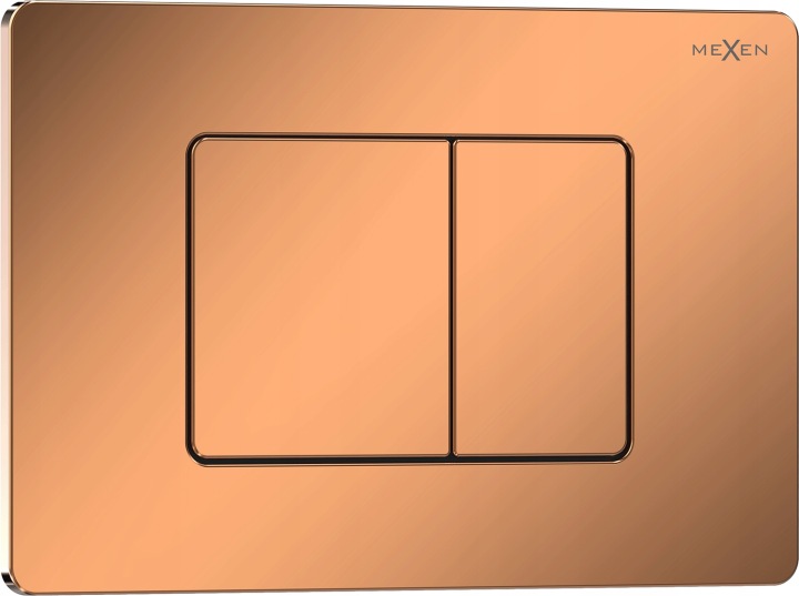 Mexen Tex 05 Tlačítko Pro Wc Rám Nerezová Ocel Rose Gold Lesklé