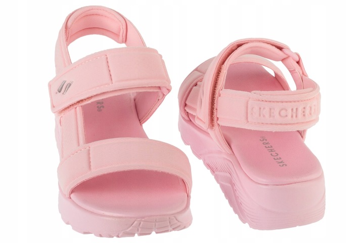SKECHERS UNO LITE сандалі - SUNNY STAND [27] сандалі дівчачі тканина рожевий — фото 3