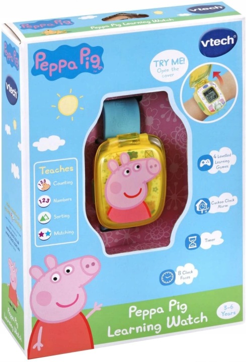 Vtech Peppa Pig Годинник, Інтерактивний Дошкільний Learning Toy з Numbers, Sha — фото 3