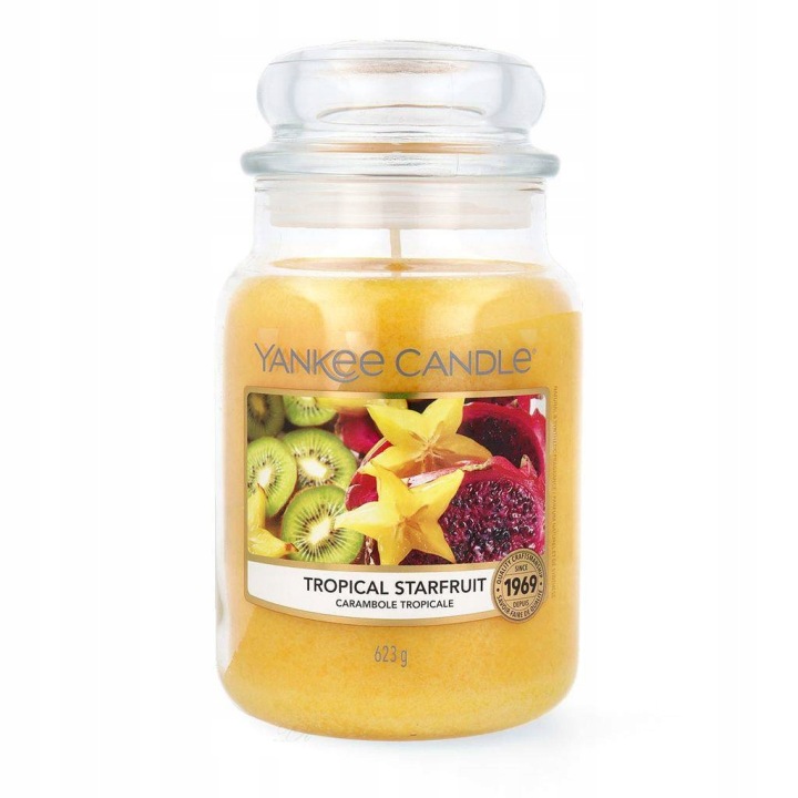 Yankee Candle Large Jar Tropical Starfruit Velká vonná svíčka 623 g