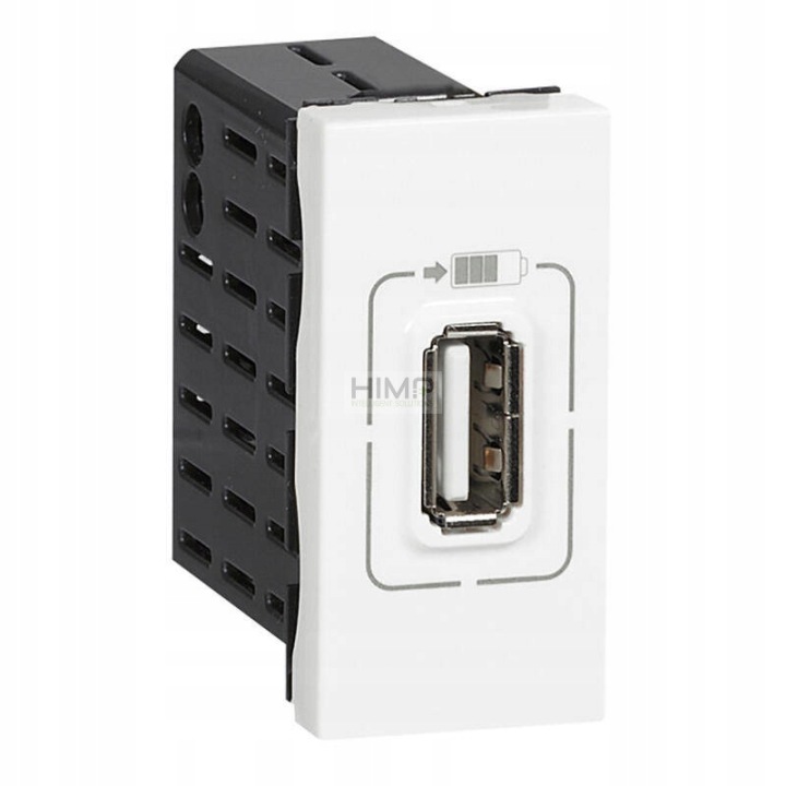 Usb nabíječka 1-modulární 1100 mA Typ-A Bílá