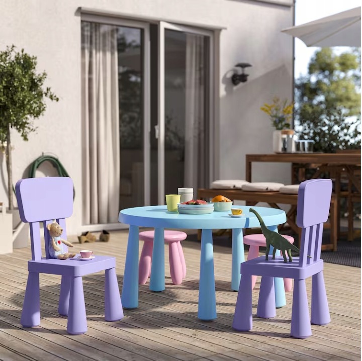 IKEA MAMMUT Стільчик дитячий, Бузкові — фото 4