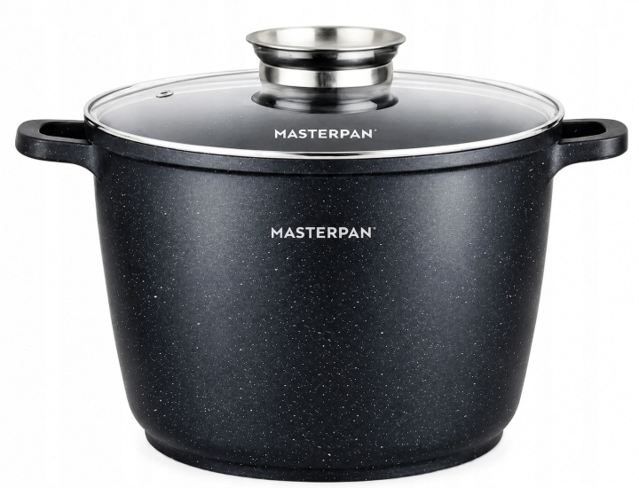 Malý Hrnec Mramorový Kotlík 20 CM 4 L Masterpan Černý