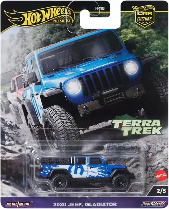 HOT WHEELS Преміум Jeep Гладіатор Terra Trek 2/5 Синій