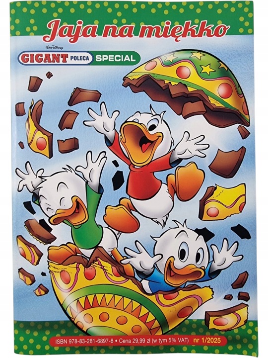 Zdjęcie egzemplarza: Jaja na miękko / Gigant Poleca Special / Kaczor Donald / Komiks nr 1/2025