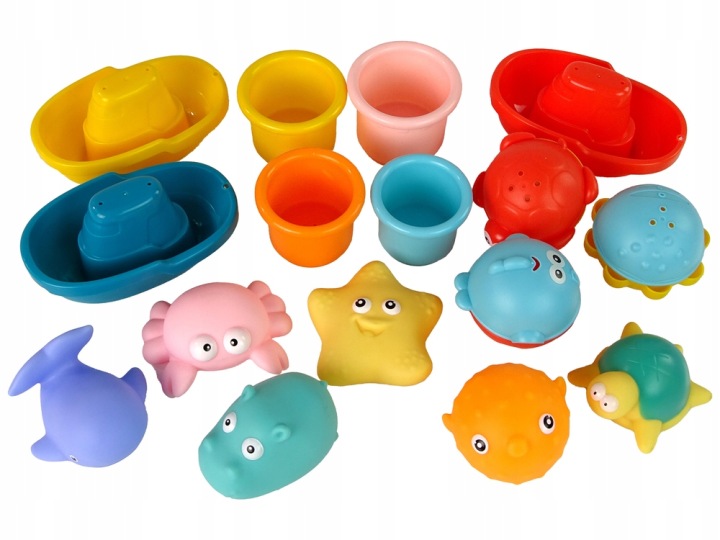 Тварини морські підсак човники, 17 елементів Lean Toys — фото 3