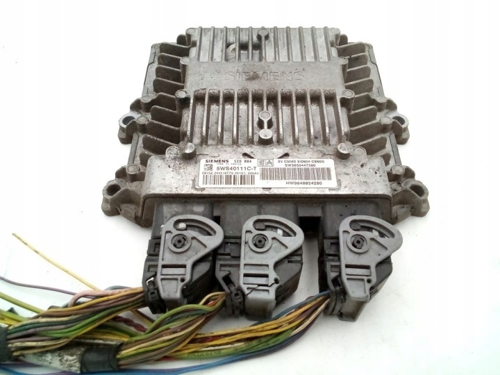 Citroen C2 1.4 HDI Computer Bedienteil DES MOTORS 9653447380 + wtyczki