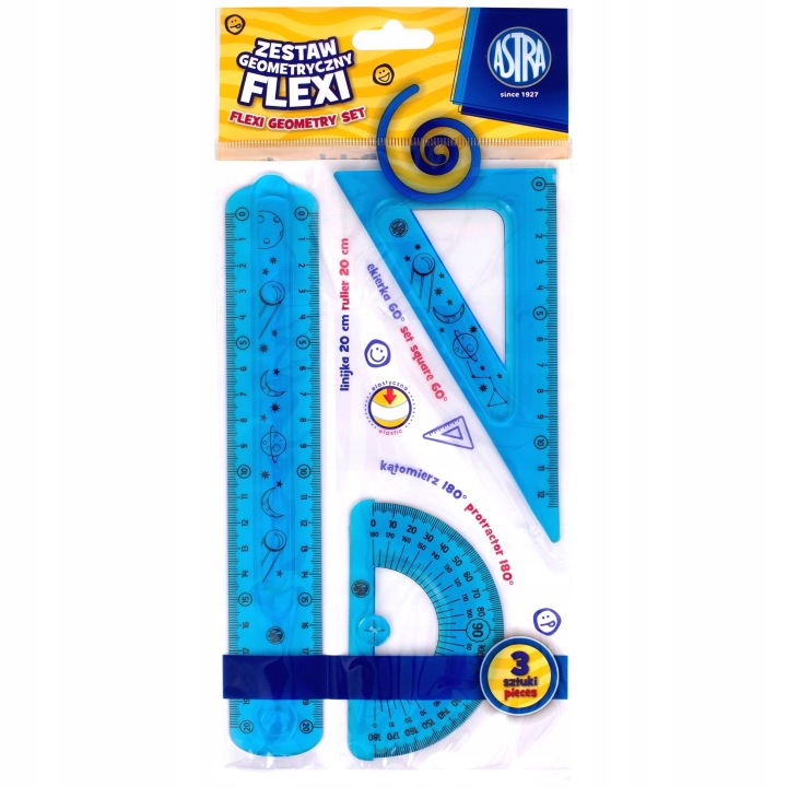 Набір геометричний ASTRA FLEXI 3 ел./20 см Мікс — фото 2