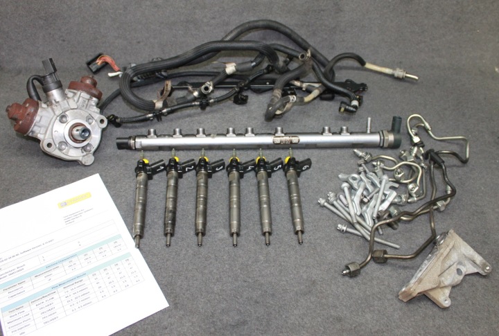 BMW F10 F01 E70 N57D30A 3.0D 245KM UKLAD PALIWOWY Injecteurs Pompe WYDRUK