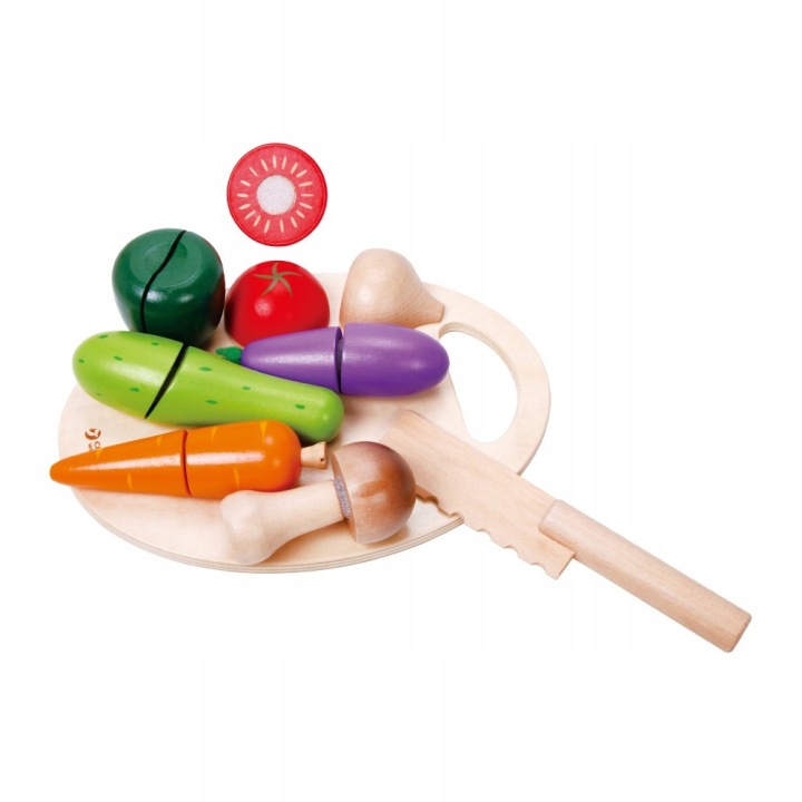 DREWNIANE WARZYWA DO KROJENIA NA RZEP RZEPY DESKA NOŻYK CLASSIC WORLD Wiek dziecka 2 m +