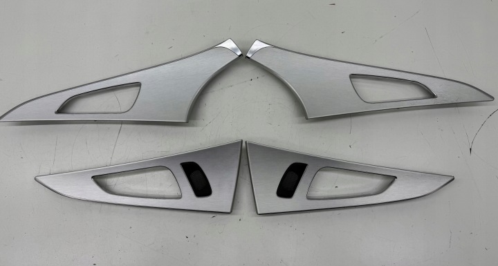 AUDI A6 C7 mouldings dekory door SZCZOTKOWANE aluminium 4X KOMPLET!