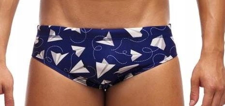 Kąpielówki męskie Funky Trunks Paper Plain - slipy S (UK32