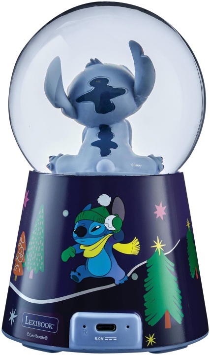 Іграшка колонка мобільна LEXIBOOK Stitch Snow Ball SBS10D — фото 4
