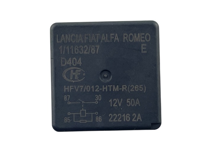 Relais 12V 50A 1/11632/87 HFV7/012-HTM-R Alfa Romeo MiTo
